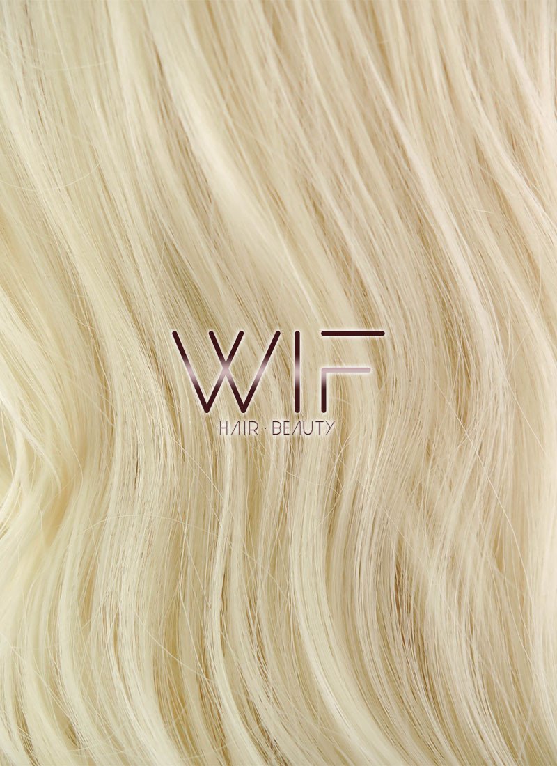 24" Wavy Light Blonde Lace Front Synthetic Wig LF120