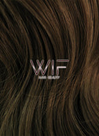 24" Wavy Brown Lace Front Synthetic Wig LF122