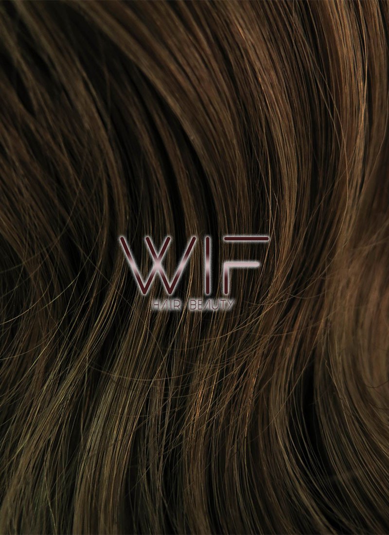 24" Wavy Brown Lace Front Synthetic Wig LF122