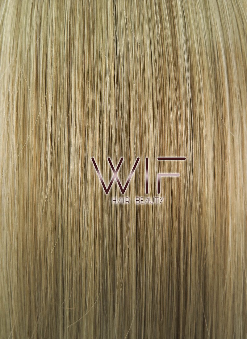 24" Long Straight Mixed Blonde Lace Front Synthetic Hair Wig LF1234