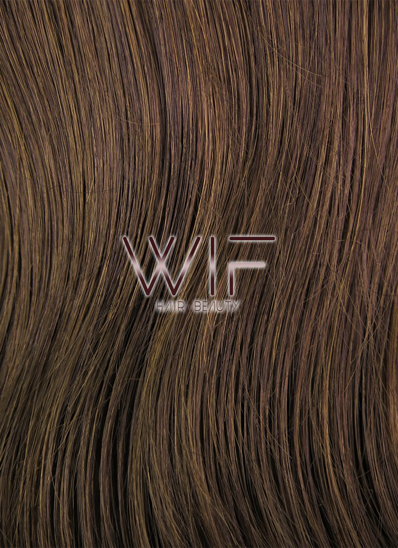 26" Wavy Mixed Brown Lace Front Synthetic Wig LF1235