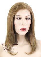 14" Straight Blonde Lace Front Synthetic Wig LF1236