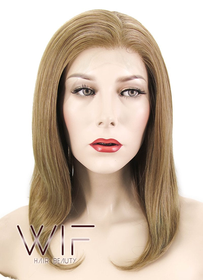14" Straight Blonde Lace Front Synthetic Wig LF1236