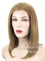 14" Straight Blonde Lace Front Synthetic Wig LF1236