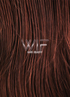 26" Wavy Reddish Brown Lace Front Synthetic Wig LF147