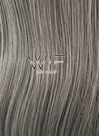 24" Straight Silver Grey Lace Front Synthetic Wig LF150A