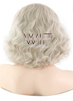 14" Wavy Mixed Blonde Lace Front Synthetic Wig LF1551A
