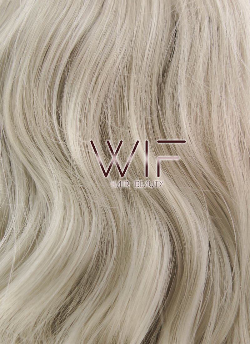 14" Wavy Mixed Blonde Lace Front Synthetic Wig LF1551A