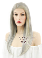 16" Straight Mixed Blonde Lace Front Synthetic Wig LF1579