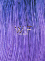 16" Medium Straight Black Lace Front Synthetic Hair Wig LF1603