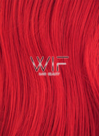 28" Wavy Red Lace Front Synthetic Wig LF1606