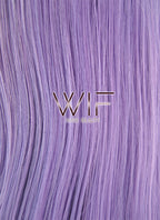 24" Wavy Two Tone Purple With Dark Roots Lace Front Synthetic Wig LF1609