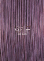 24" Wavy Ash Purple Lace Front Synthetic Wig LF1619