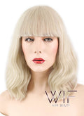 14" Wavy Light Blonde Lace Front Synthetic Wig LF1621