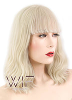 14" Wavy Light Blonde Lace Front Synthetic Wig LF1621