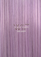 26" Straight Ash Purple With Dark Roots Lace Front Synthetic Wig LF1623