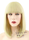 14" Straight Light Blonde Lace Front Synthetic Wig LF1626