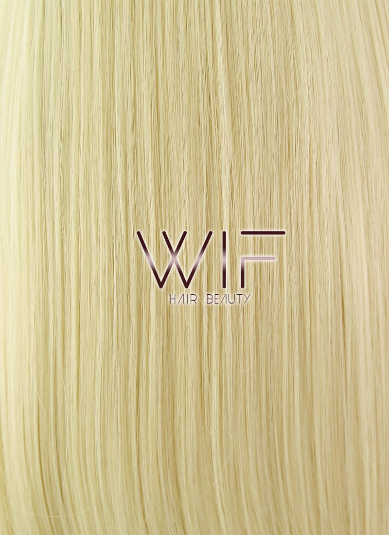 14" Straight Light Blonde Lace Front Synthetic Wig LF1626