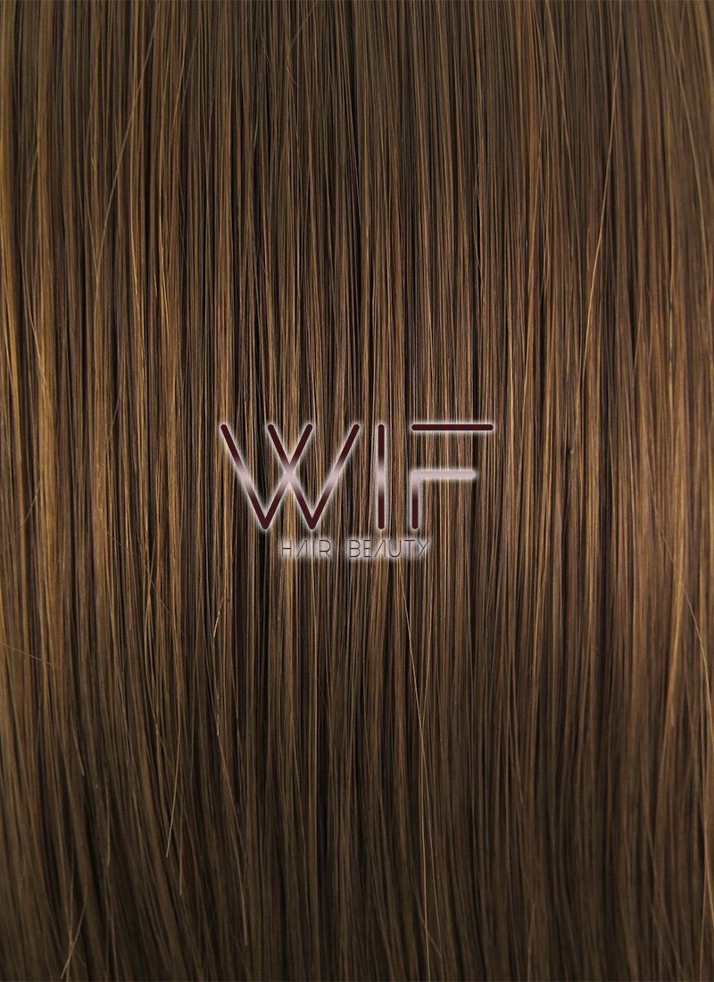 20" Straight Brown Lace Front Synthetic Wig LF1627