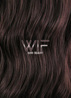 30" Spiral Curly Dark Brown Lace Front Synthetic Wig LF1628