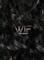 26" Spiral Curly Black Lace Front Synthetic Wig LF166