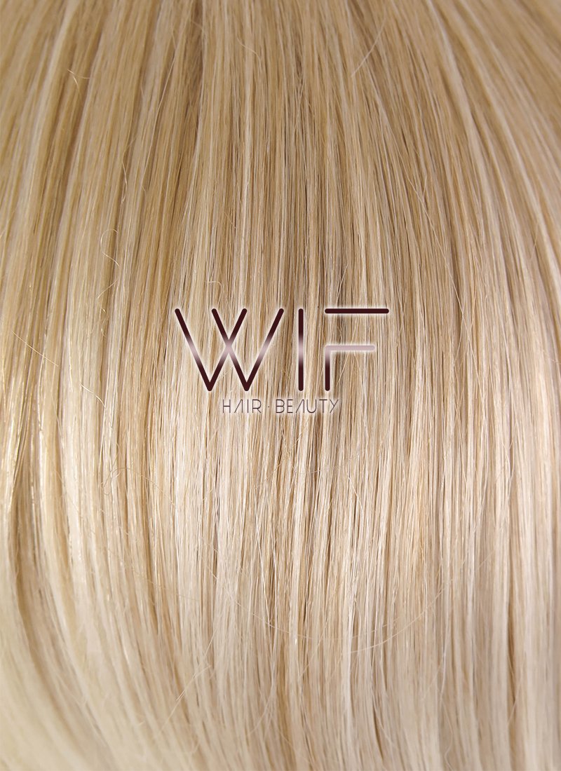 16" Wavy Mixed Blonde Lace Front Synthetic Wig LF192
