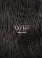 16" Wavy Natural Black Lace Front Synthetic Wig LF198