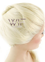 24" Long Light Blonde Elsa Braid Lace Front Synthetic Hair Wig LF2024