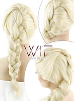 24" Light Blonde Elsa Braid Lace Front Synthetic Wig LF2024
