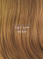 16" Wavy Golden Brown Lace Front Synthetic Wig LF205