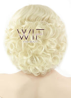 10" Wavy Light Blonde Lace Front Synthetic Wig LF235