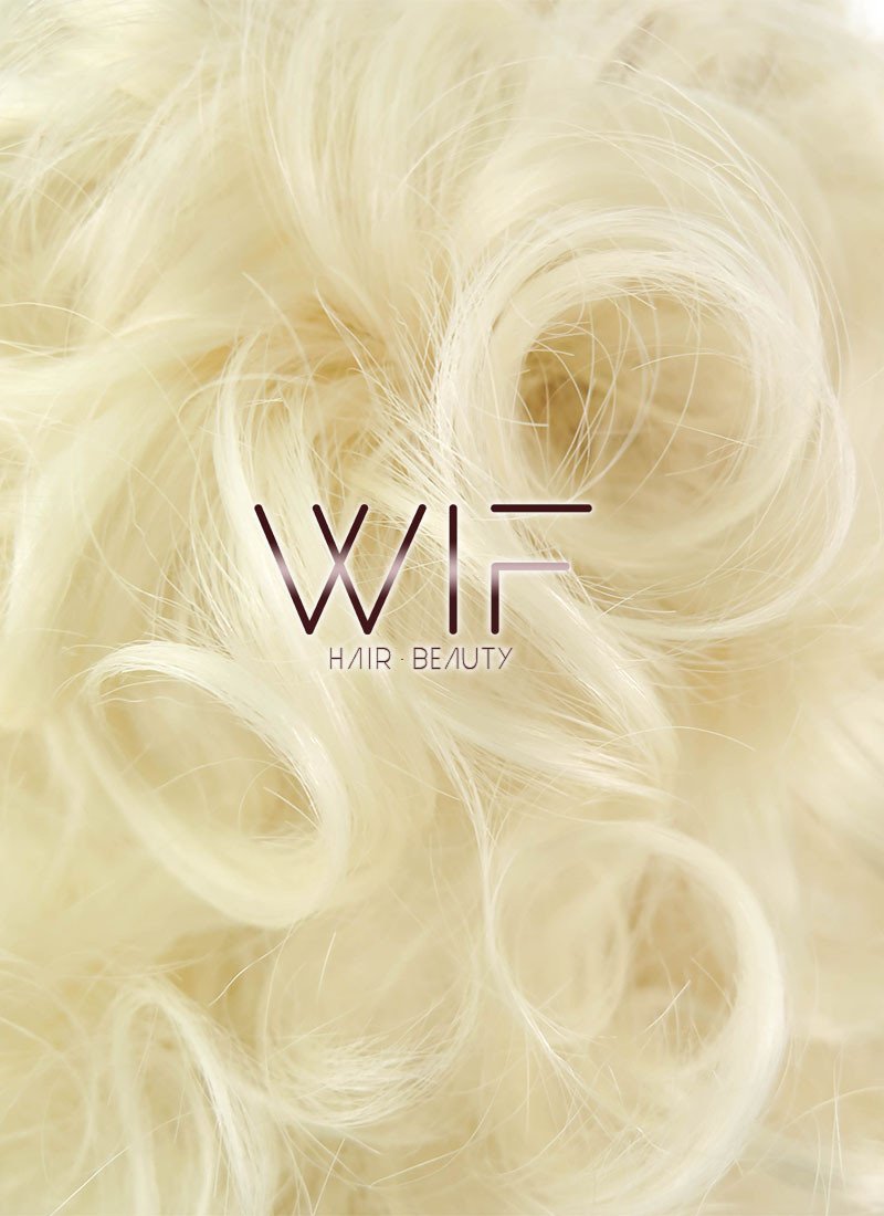 10" Wavy Light Blonde Lace Front Synthetic Wig LF235