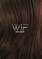 16" Wavy Brown Lace Front Synthetic Wig LF256