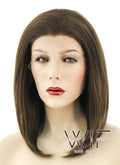 14" Straight Mixed Brown Lace Front Synthetic Wig LF268