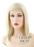 14" Straight Light Blonde Lace Front Synthetic Wig LF269