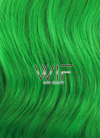 11" Wavy Green Lace Front Synthetic Wig LF315