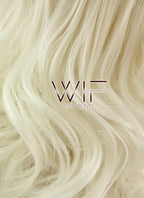 16" Wavy Blonde Lace Front Synthetic Wig LF367