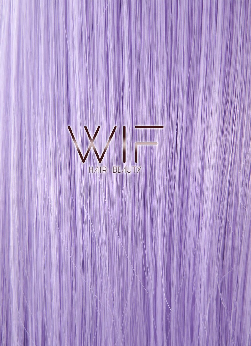24" Straight Two Tone Purple Lace Front Synthetic Wig LF392