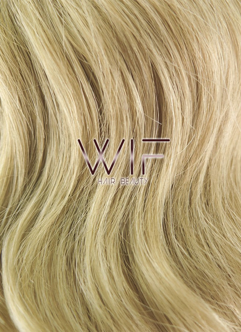 14" Wavy Blonde Lace Front Synthetic Wig LF418
