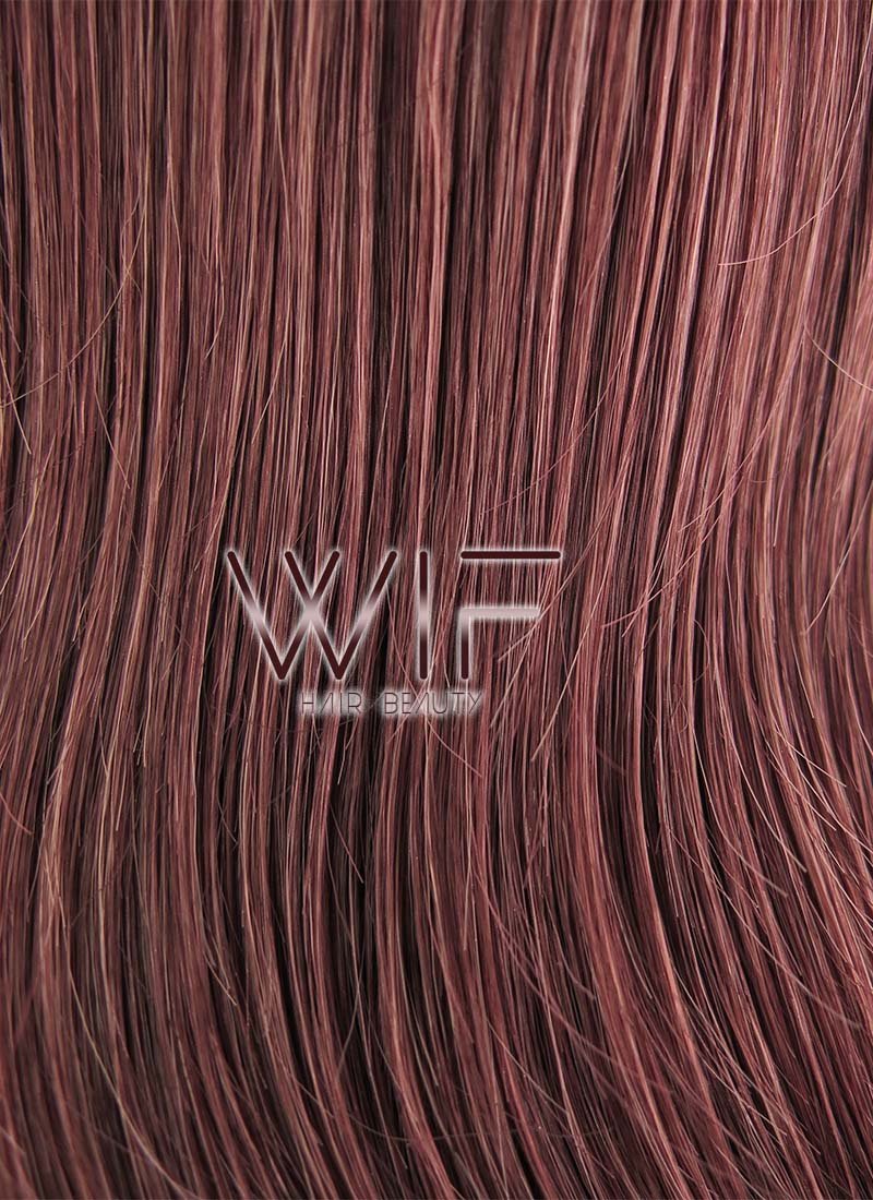24" Wavy Ash Purple Lace Front Synthetic Wig LF434