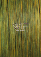24" Straight Mixed Green Lace Front Synthetic Wig LF451