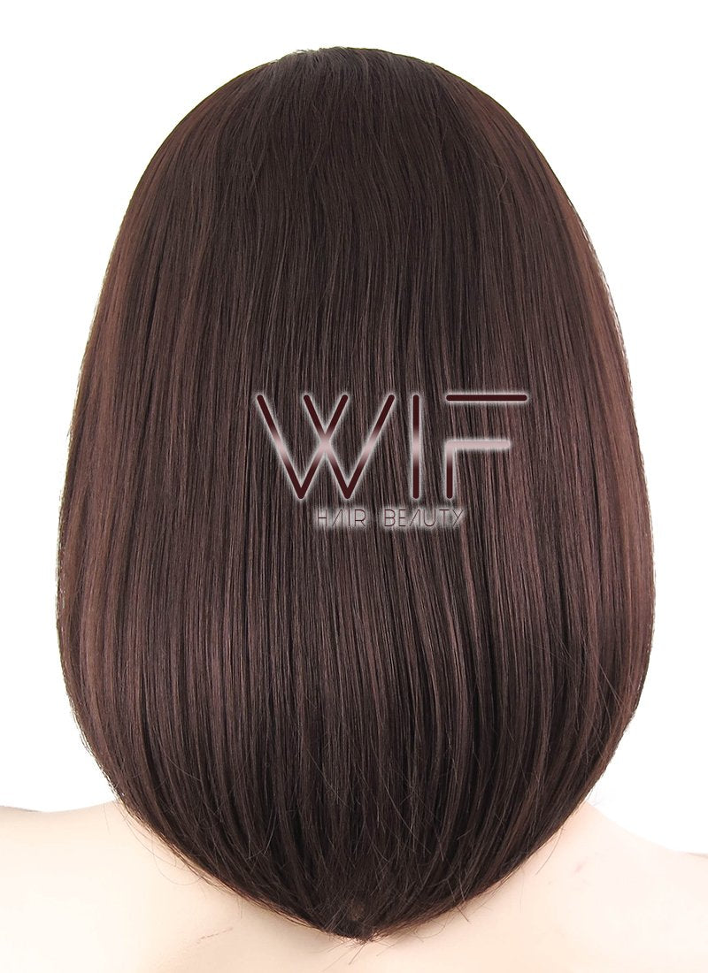 12" Straight Brown Lace Front Synthetic Wig LF456