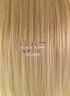 12" Straight Two Tone Blonde Lace Front Synthetic Wig LF457
