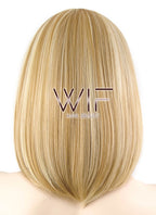 12" Straight Mixed Blonde Lace Front Synthetic Wig LF459