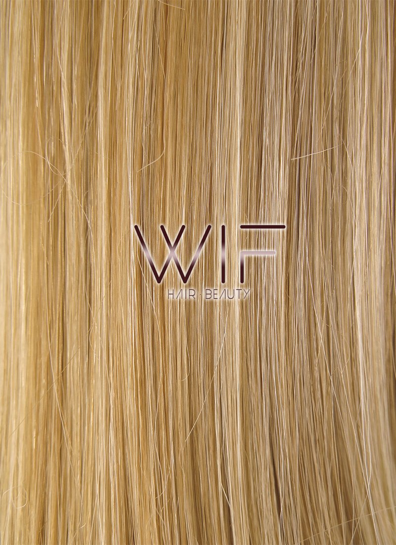 12" Straight Mixed Blonde Lace Front Synthetic Wig LF459