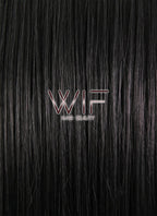 12" Straight Black Lace Front Synthetic Wig LF460