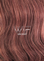 14" Wavy Ash Purple Lace Front Synthetic Wig LF461