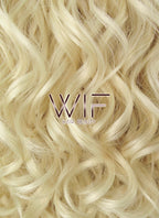 26" Wavy Blonde With Dark Roots Lace Front Synthetic Wig LF465