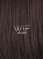 17" Straight Dark Brown Lace Front Synthetic Wig LF471