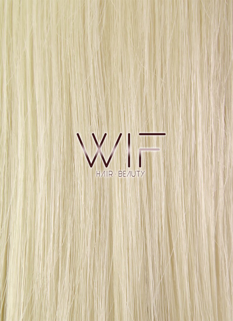 17" Straight Light Blonde Lace Front Synthetic Wig LF476